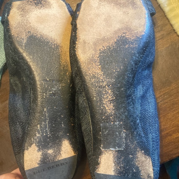 Burberry peep toe flats sz - Picture 11 of 14